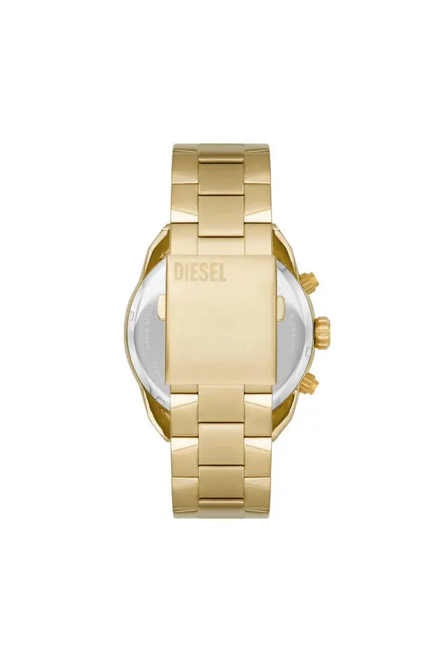 Spiked Chronograph Gold-Tone Stainless Steel Watch Diesel