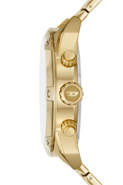 Spiked Chronograph Gold-Tone Stainless Steel Watch Diesel