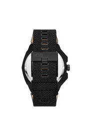 Framed solar-powered black rpet watch Diesel