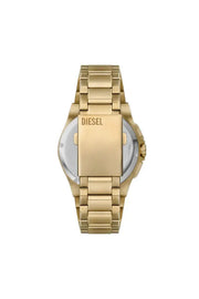 Framed gold-tone stainless steel watch Diesel