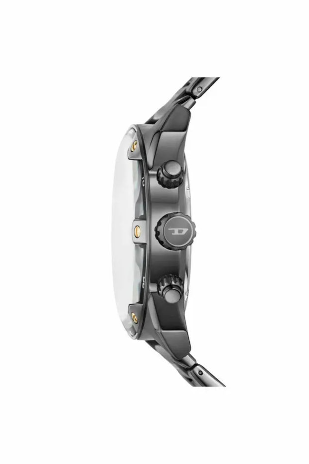 Spiked Two-Tone Stainless Steel Watch Diesel