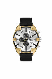Spiked Chronograph, Gold-Tone Stainless Steel Watch Diesel