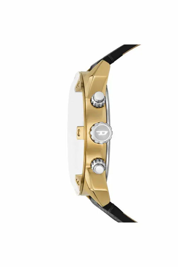 Spiked Chronograph, Gold-Tone Stainless Steel Watch Diesel