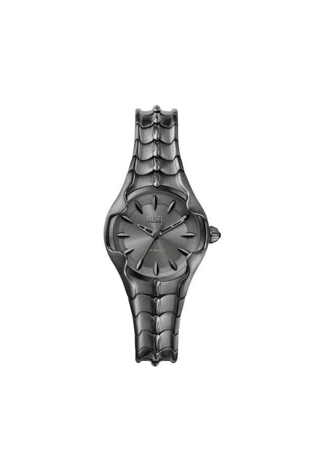 Vert three-hand gunmetal stainless steel watch Diesel