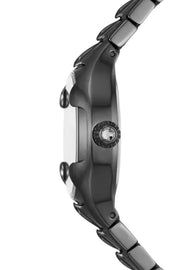 Vert three-hand gunmetal stainless steel watch Diesel