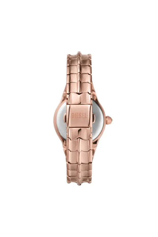 Vert three-hand rose gold-tone stainless steel watch Diesel