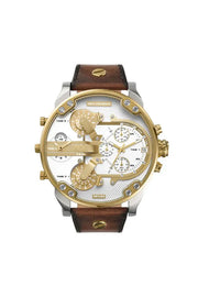 Mr. Daddy 2.0 chronograph brown leather watch Diesel