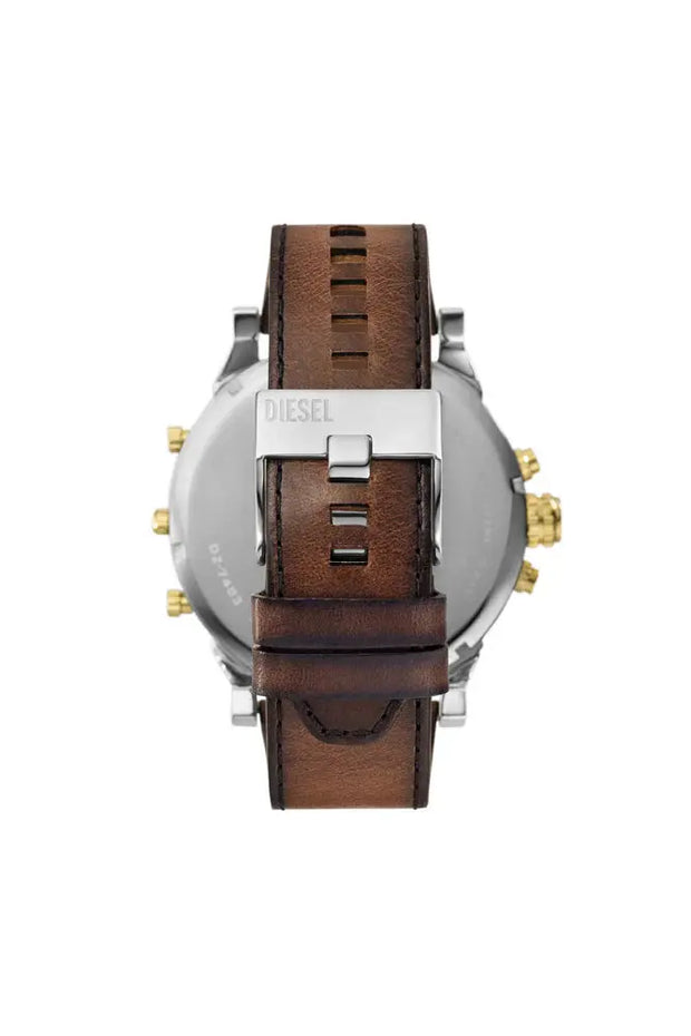 Mr. Daddy 2.0 chronograph brown leather watch Diesel