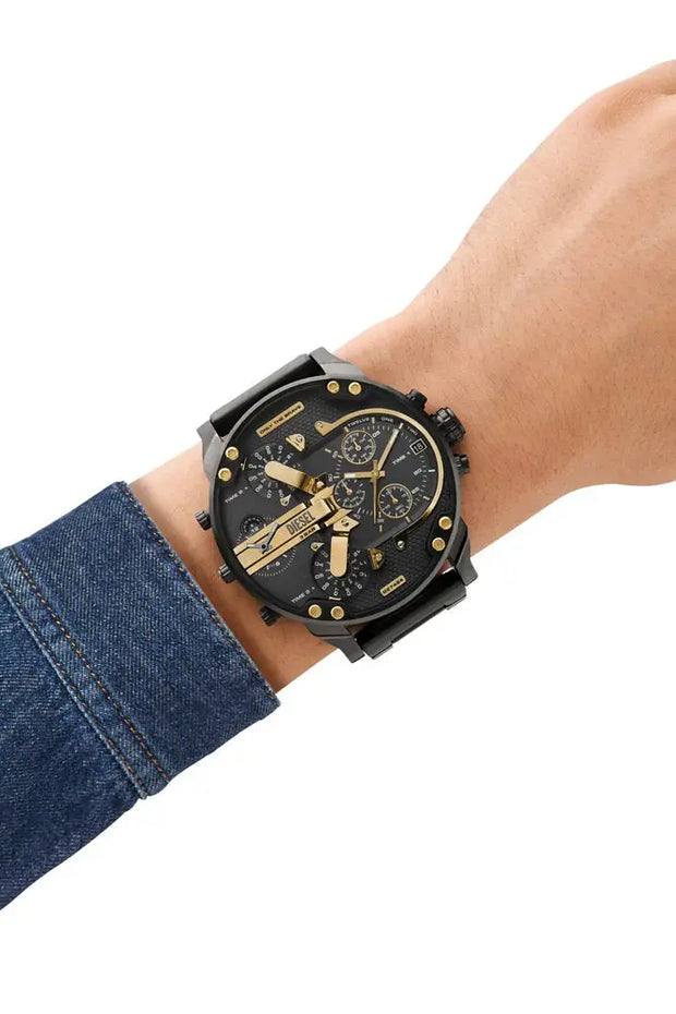 Mr. Daddy Two-Tone Stainless Steel Watch Diesel