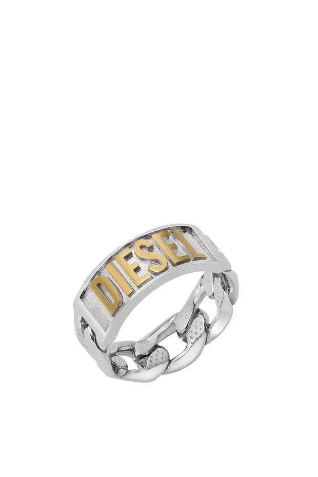 Two-Tone Stainless Steel Band Ring Diesel