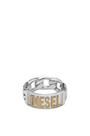 Two-Tone Stainless Steel Band Ring Diesel