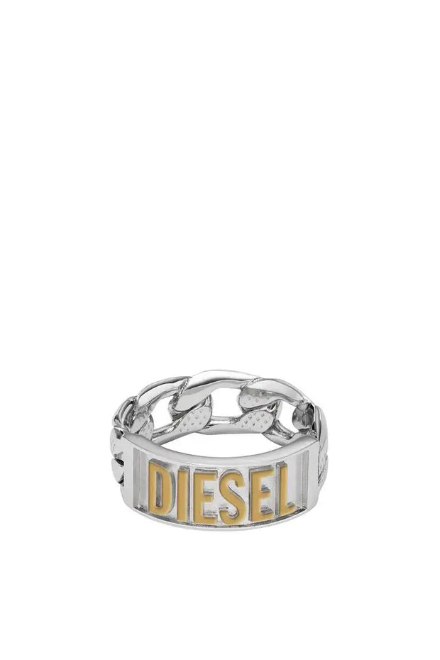Two-Tone Stainless Steel Band Ring Diesel