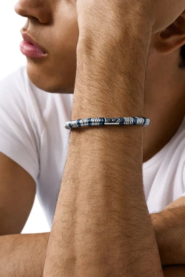 Hematite Beaded Bracelet Diesel