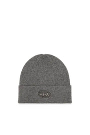 Ribbed beanie with D embroidery Diesel