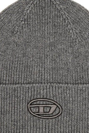 Ribbed beanie with D embroidery Diesel