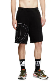 Sweat shorts with maxi D logo Diesel