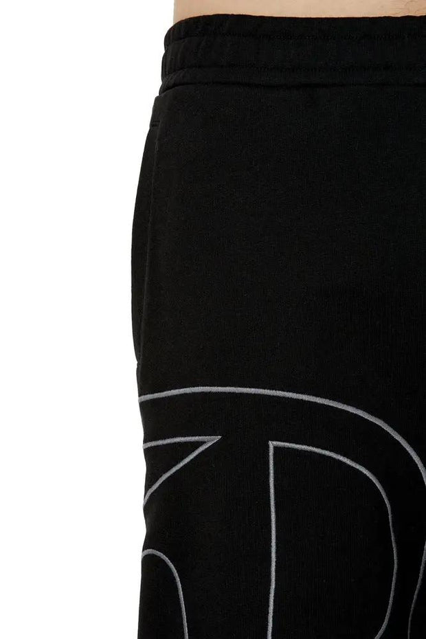 Sweat shorts with maxi D logo Diesel