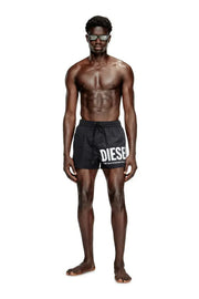 Swim shorts with logo print Diesel
