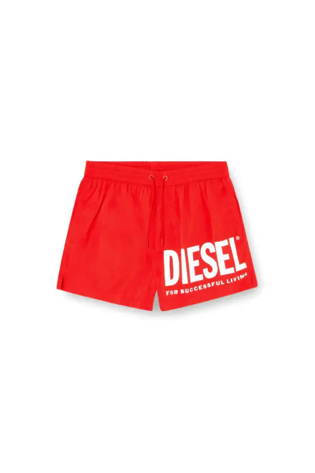 Swim shorts with logo print Diesel