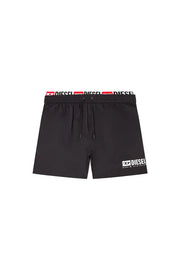 Mid-length swim shorts with logo print Diesel