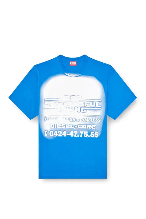 T-shirt with blowout logo graphic Diesel