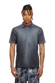 Jersey polo shirt with logo embroidery Diesel