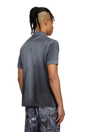 Jersey polo shirt with logo embroidery Diesel