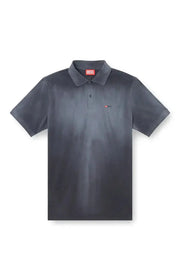 Jersey polo shirt with logo embroidery Diesel