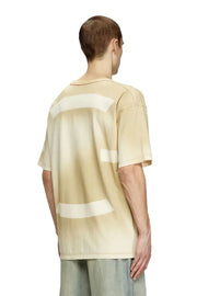Dirty-effect T-shirt with contrast effects Diesel