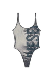 Metallic logo swimsuit Diesel