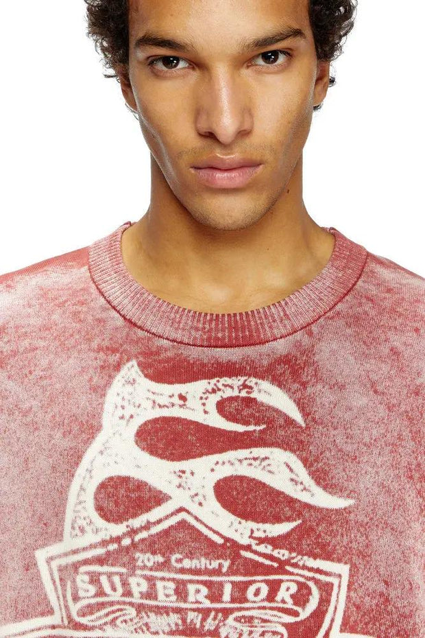 Reverse-print logo jumper Diesel