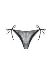 Metallic bikini bottoms with logo Diesel