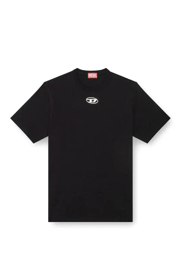 T-shirt with metallic Oval D Diesel