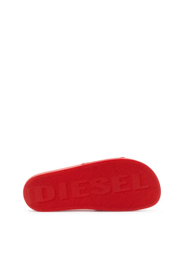 Sa-Mayemi-Rubber slides with embossed logo Diesel