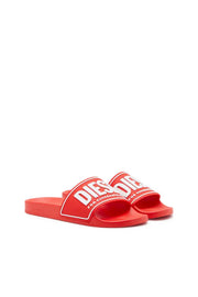 Sa-Mayemi-Rubber slides with embossed logo Diesel