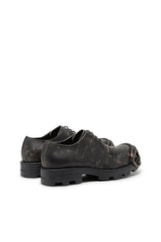 D-Hammer-Derby shoes in treated leather Diesel