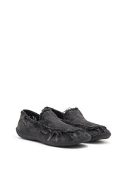 D-Shock-Distressed denim loafers Diesel
