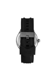 Streamline three-hand black silicone watch Diesel
