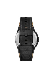 Framed black leather watch Diesel