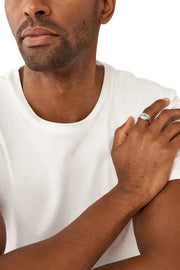 Stainless steel signet ring Diesel