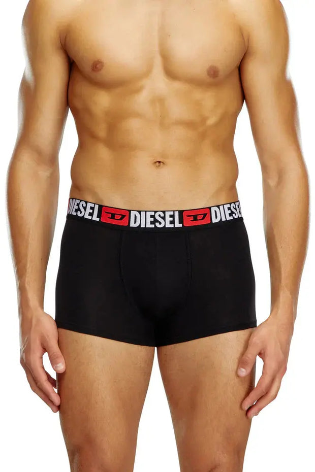 Three-pack of all-over logo waist boxers Diesel