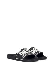 Sa-Mayemi-Rubber slides with embossed logo Diesel