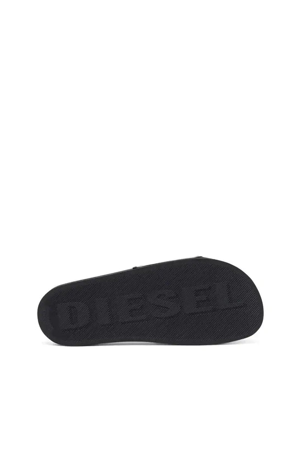 Sa-Mayemi-Rubber slides with embossed logo Diesel
