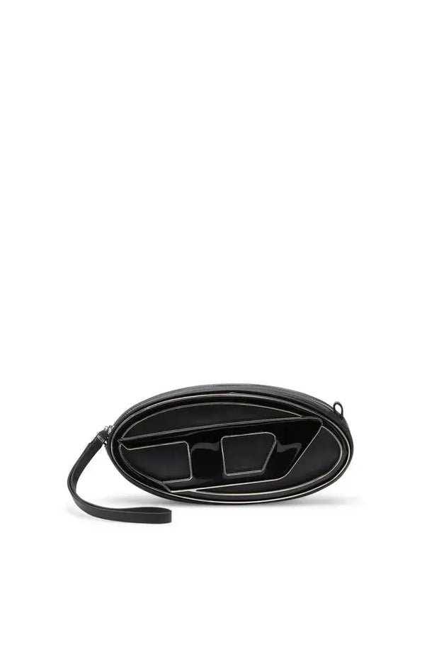 1DR-Pouch - Small leather crossbody with logo plaque Diesel