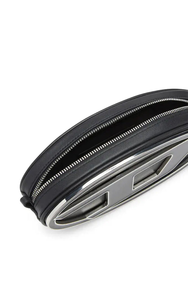 1DR-Pouch - Small leather crossbody with logo plaque Diesel