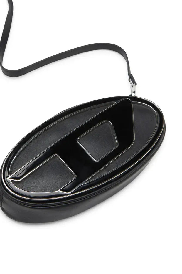 1DR-Pouch - Small leather crossbody with logo plaque Diesel