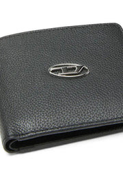Bi-fold wallet in grainy leather Diesel