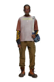 Pants in faded peachskin twill Diesel