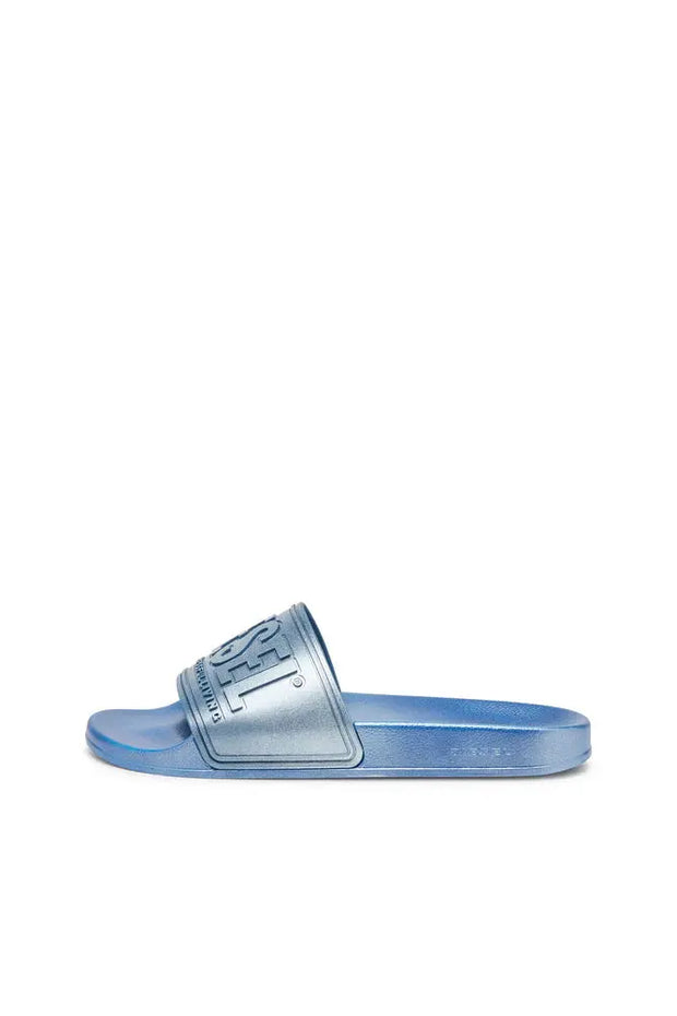 Sa-Mayemi-Slides in pearlescent rubber Diesel