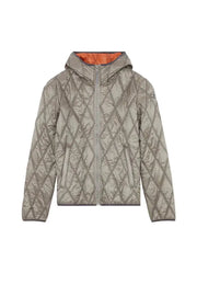 Hooded jacket in quilted nylon Diesel